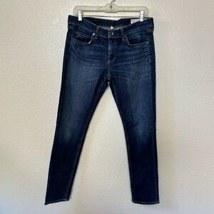 Rag & Bone Dark Wash Dre Skinny Jeans Size 28